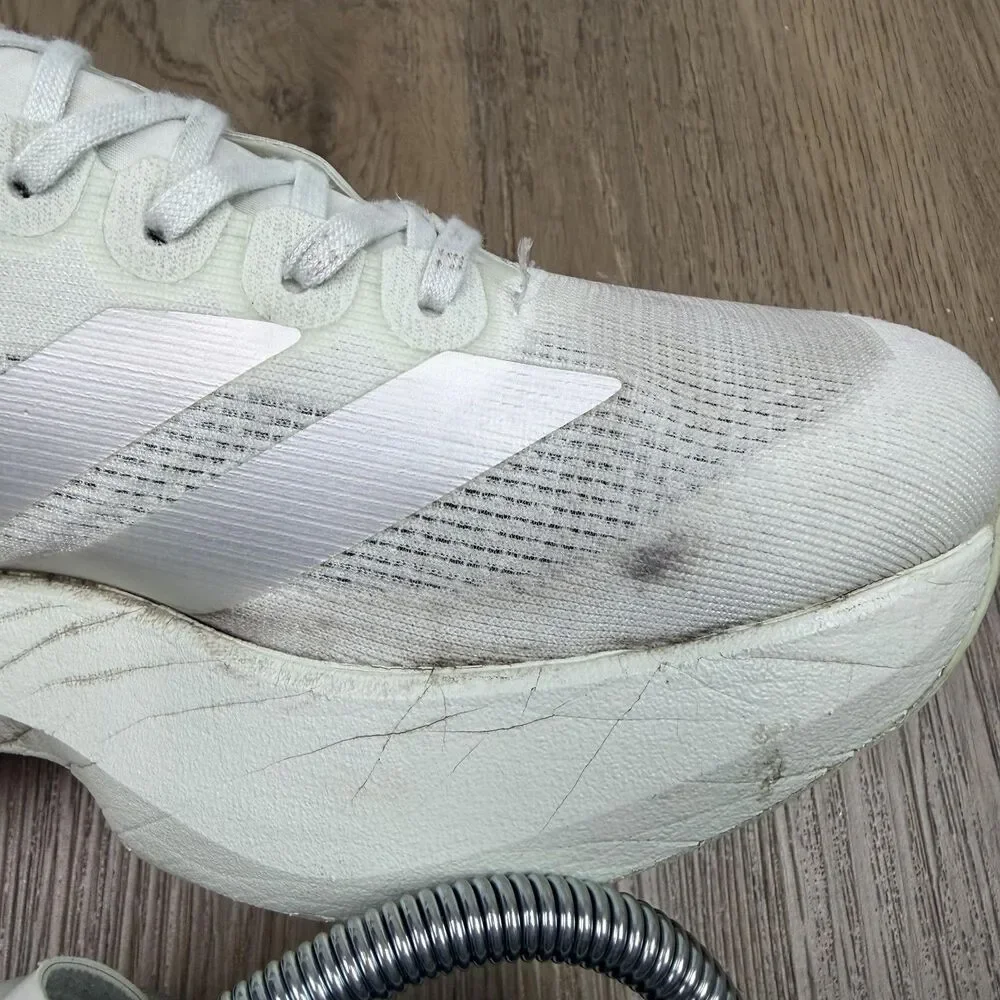 Adidas Adizero Evo SL Shoes Womens Size 7.5 White Running Lightweight Sneakers